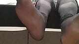 Feet in the nylon foot fetish snapshot 5