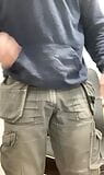 Tasked to show off his bulge at work snapshot 1