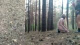 Domina Evgenia - My humiliated dog in the forest (2 angles at the same time, English subtitles) snapshot 4