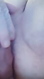 lying in bed and riding a dildo and caressing my asshole with my cock snapshot 5