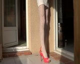 White fishnet tights snapshot 1