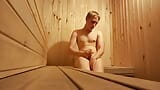 Masturbation in the sauna snapshot 5