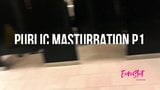 Euroslut’s Risky Public Masturbation in the Gym Locker Room snapshot 1