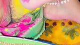 Sasur and Bahu Ke Rang Raliya Holi sex Sasur ji ne bahu ko holi color lagane ke bahane sex kar liya snapshot 9