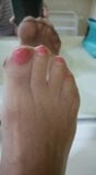 Nylon footjob fetisj snapshot 9