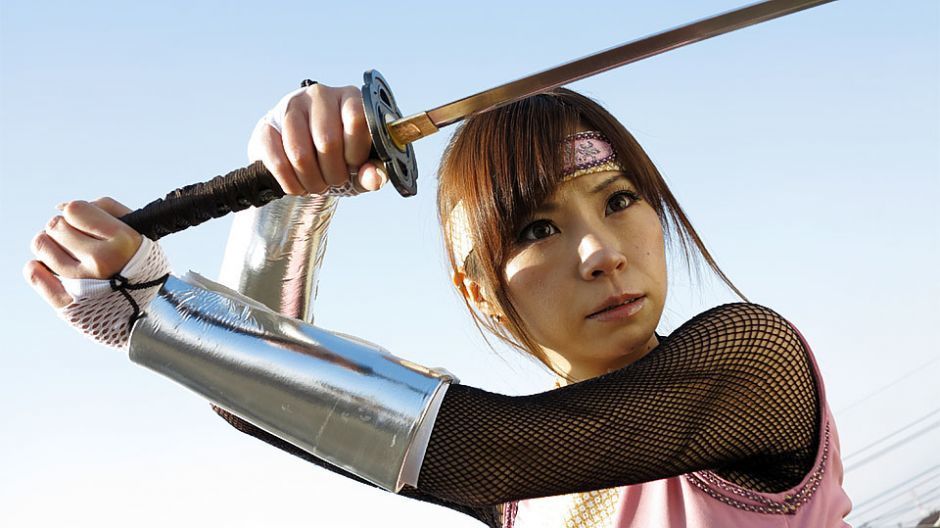 Ninja Jepang, sumire matsu menjadi kacau dan menjadi budak, un