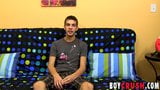 Young twink Max Morgan interview before masturbation cumshot snapshot 13