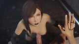 Tifa Lockhart Black Lipstick Blowjob Topless snapshot 1