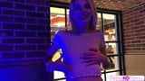 Petite Blonde Cutie Goes For Carousel Ride Then Rides Cock snapshot 4