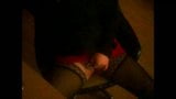 Fingering in black stockings snapshot 4