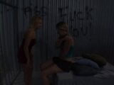 Two locked up blondes please each other before a visitor comes to see them snapshot 1