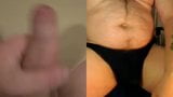 Big Squirt Of Precum On Skype. snapshot 1