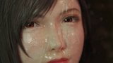 Tifa Lockhart Original Suit Sloppy Blowjob & Facial snapshot 4