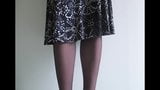 Lacy slip under skirt snapshot 8