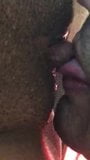 Licking18yo ebony pussy snapshot 6