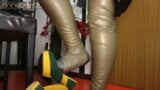 User request - cumshot on latex stockings snapshot 9