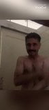 Army uncle taking a shower and showing his big cock snapshot 4