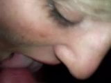 closoeup BJ and cum tongue snapshot 2