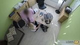 Blond anioł daje swoją ładną ogoloną cipkę dziwnemu agentowi snapshot 10