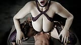 (Foda intensa de Ivy Valentine) Sexo intenso com linda mulher madura (milf com tesão, soulcalibur 3D porn nsfw) Thethiccart snapshot 9