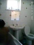 Desi signora indiana in bagno, registrazione video snapshot 12