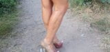 Foot fetish outdoors – Hot milf in high heels snapshot 9