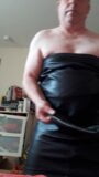 Horny leather gloves cum snapshot 1