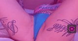 Webcam Blue Panty Pussy Rub snapshot 1