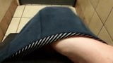 Public bathroom jerk and cum in underwear snapshot 11