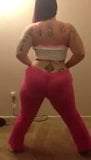 Pawg twerking in pink snapshot 4