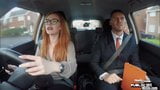 Ginger babe doggystyled in public during driving test snapshot 5