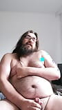 Fat young bear masturbates and dreams about getting 1000lbs snapshot 10