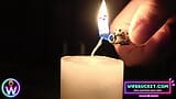 Selbstgedrehter Porno von wifebucket - leidenschaftlicher candle-light-St. Valentine dreier snapshot 1