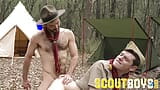 ScoutBoys Hairy scoutmaster seduces and breeds horny twink snapshot 11