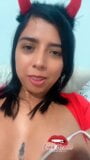 Stříkání s latinskoamerickou teenagerkou po horkém videohovoru snapshot 3