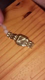 Большие золотые наручные часы моей матери с моей спермой snapshot 9