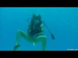 Amber Lynn Bach Open Sea Scuba Masturbation snapshot 1