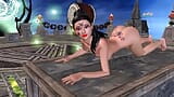 Ein animiertes 3d-cartoon-porno-video eines süßen indischen mädchens, das mit kerze masturbiert snapshot 10