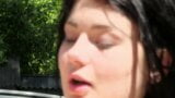 Slutty lesbians outdoors - pussy eaters, hard sex snapshot 13