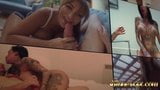 Curva obraznică Kiki Minaj suge pula în piscină în vacanță snapshot 1
