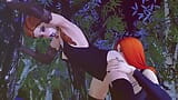 Un femboy baise sa vieille demi-sœur dans le parc snapshot 9