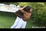 Black Porn Gay Having Hardcore Fuck Outdoor snapshot 3