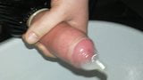 Pumped fat cock in a condom snapshot 7