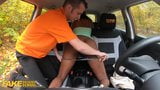 Fake Driving School Ebony Asia Rae Gets Stuck and Fucked snapshot 10