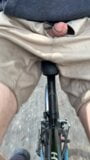 Young boy publicly flashing dick on bike to strangers snapshot 3