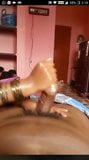 indian aunty giving dick oil massage snapshot 1