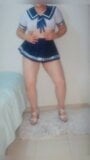 striptease show in my school uniform snapshot 1