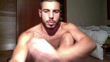hairy guy solo by webcam with mega dildo's snapshot 17