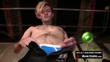 Blonde twinkie Jay caresses his massive fuck stick solo snapshot 1