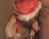 Horny French husband and wife having a Christmas fuck snapshot 9